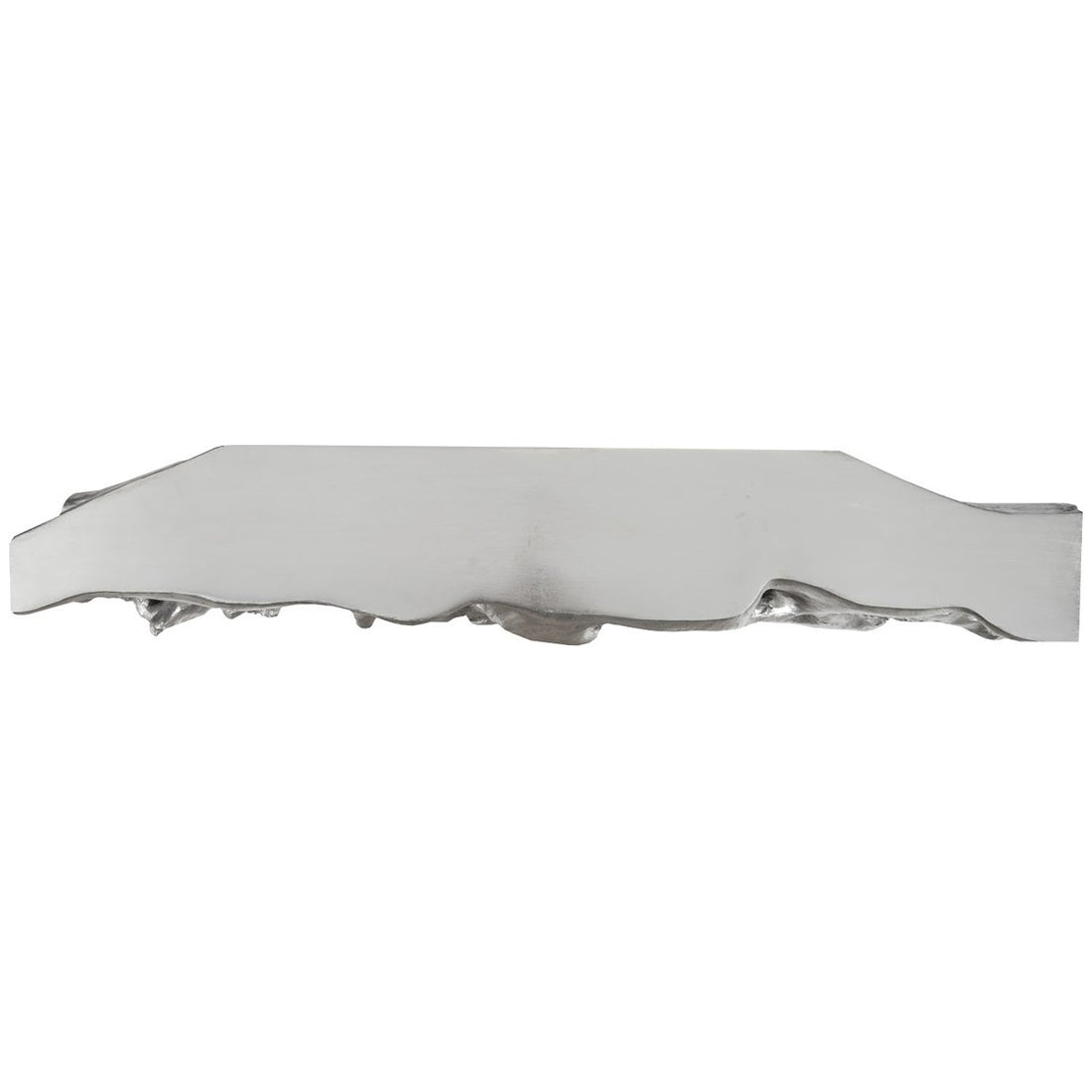 Phillips Collection Square Root Console Table, Silver Leaf