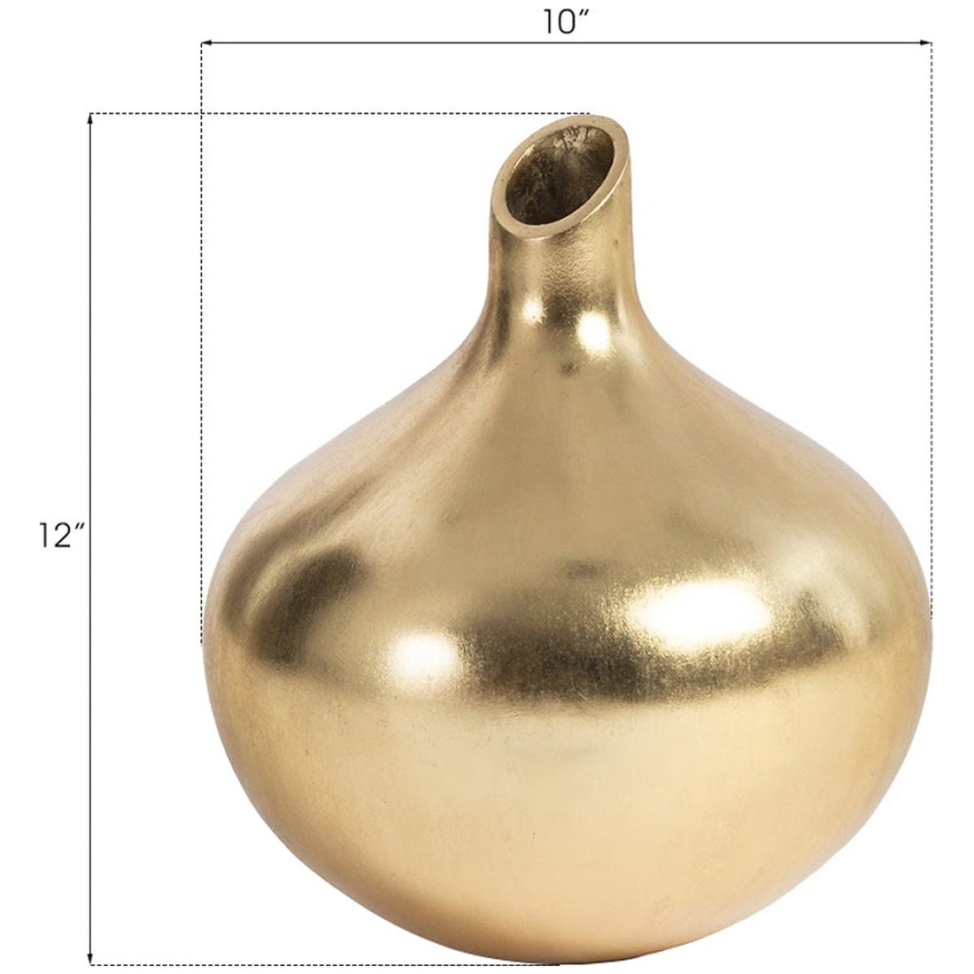 Phillips Collection Katha Gold Vase