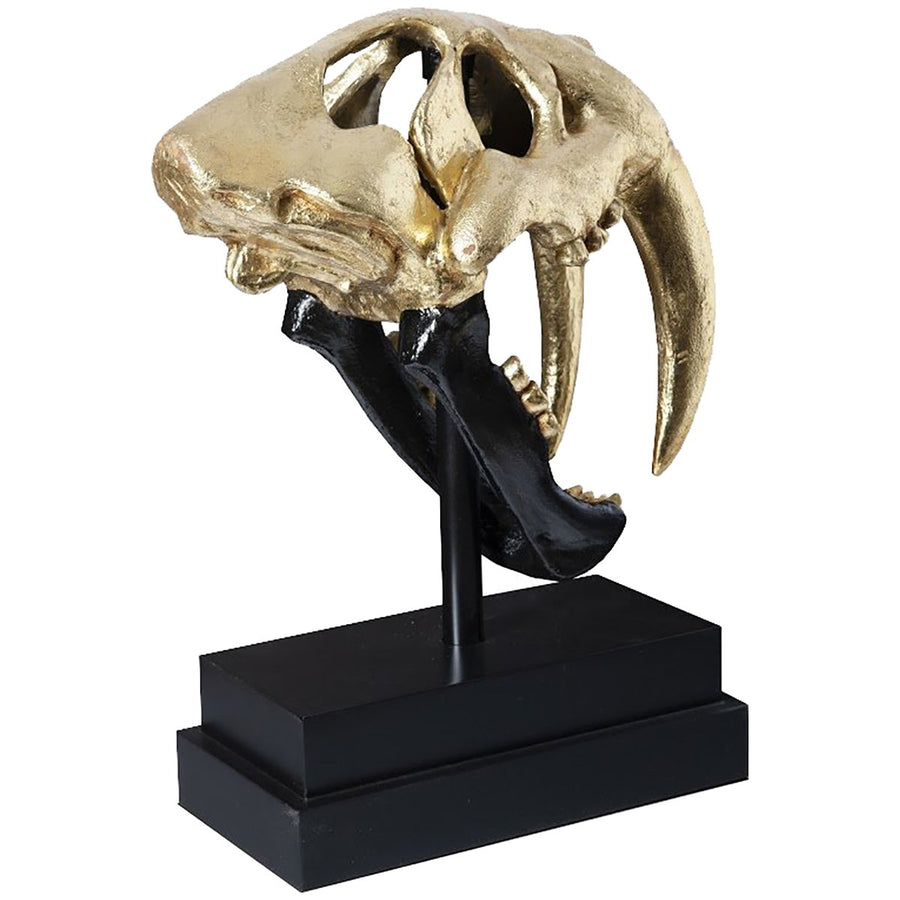 Phillips Collection Saber Tooth Tiger Skull Sculpture