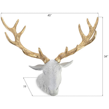 Phillips Collection Stag Deer Head Wall Decor