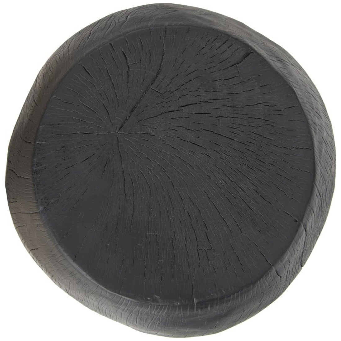 Phillips Collection Drum Stool, Charred