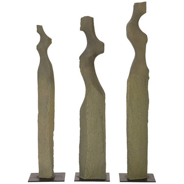 Phillips Collection Cast Women Sculptures, 3-Piece Set