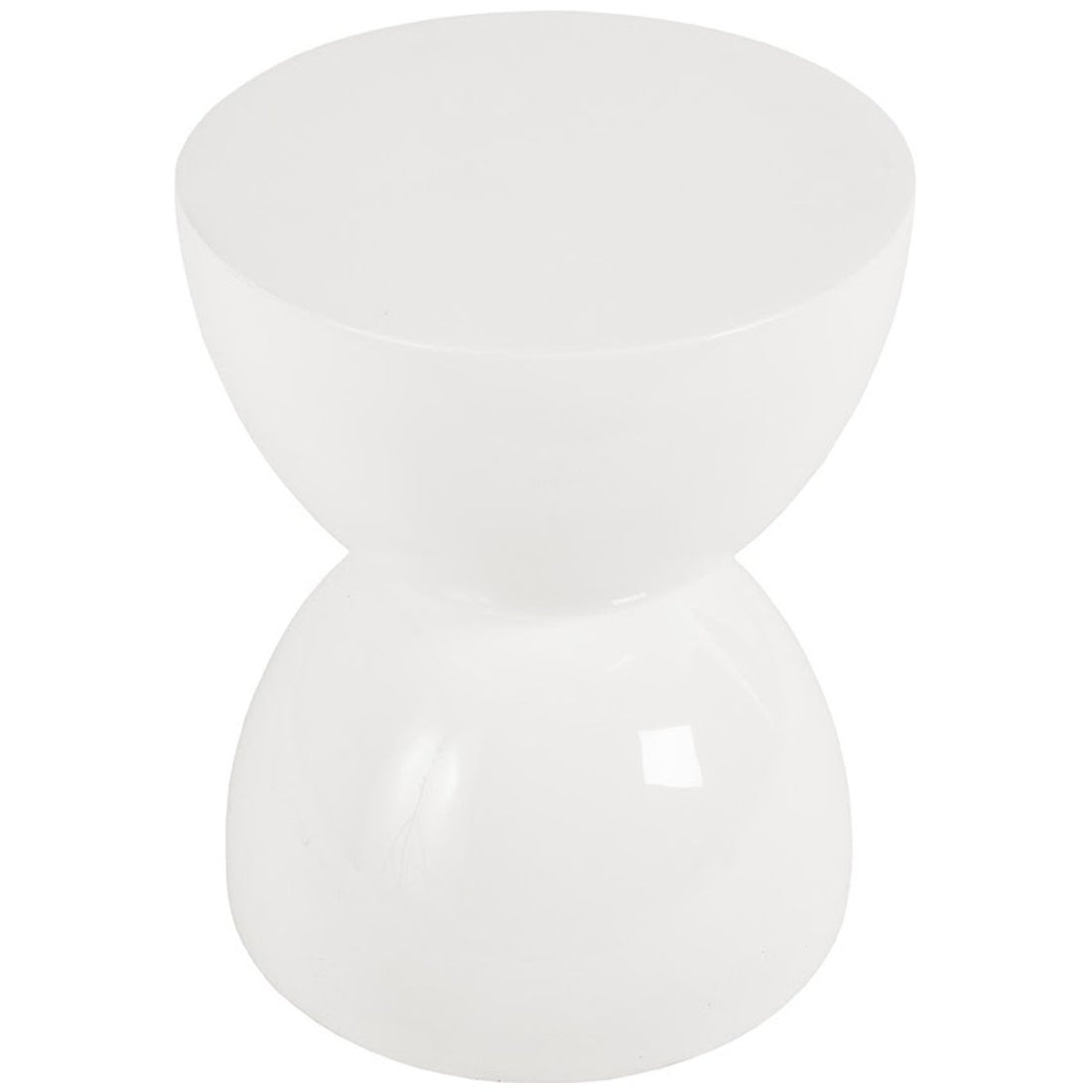 Phillips Collection Totem White Gel Coat Outdoor Stool