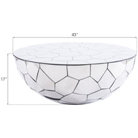 Phillips Collection Crazy Cut Round Coffee Table