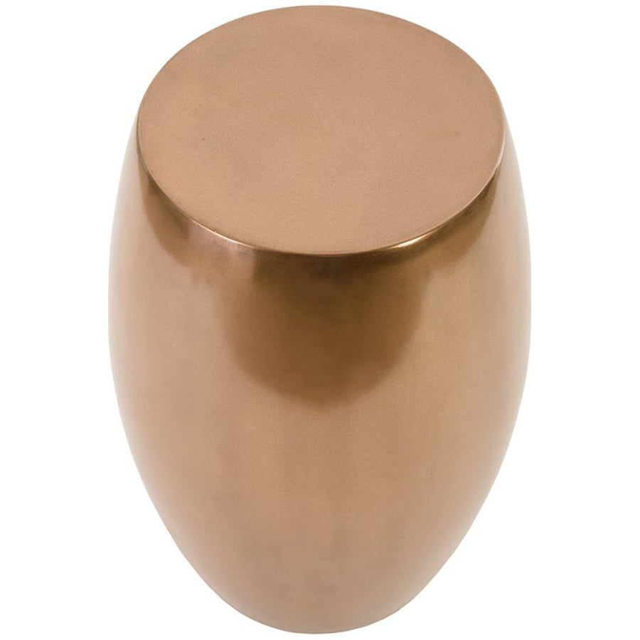 Phillips Collection Vex Outdoor Side Table, Polished Bronze