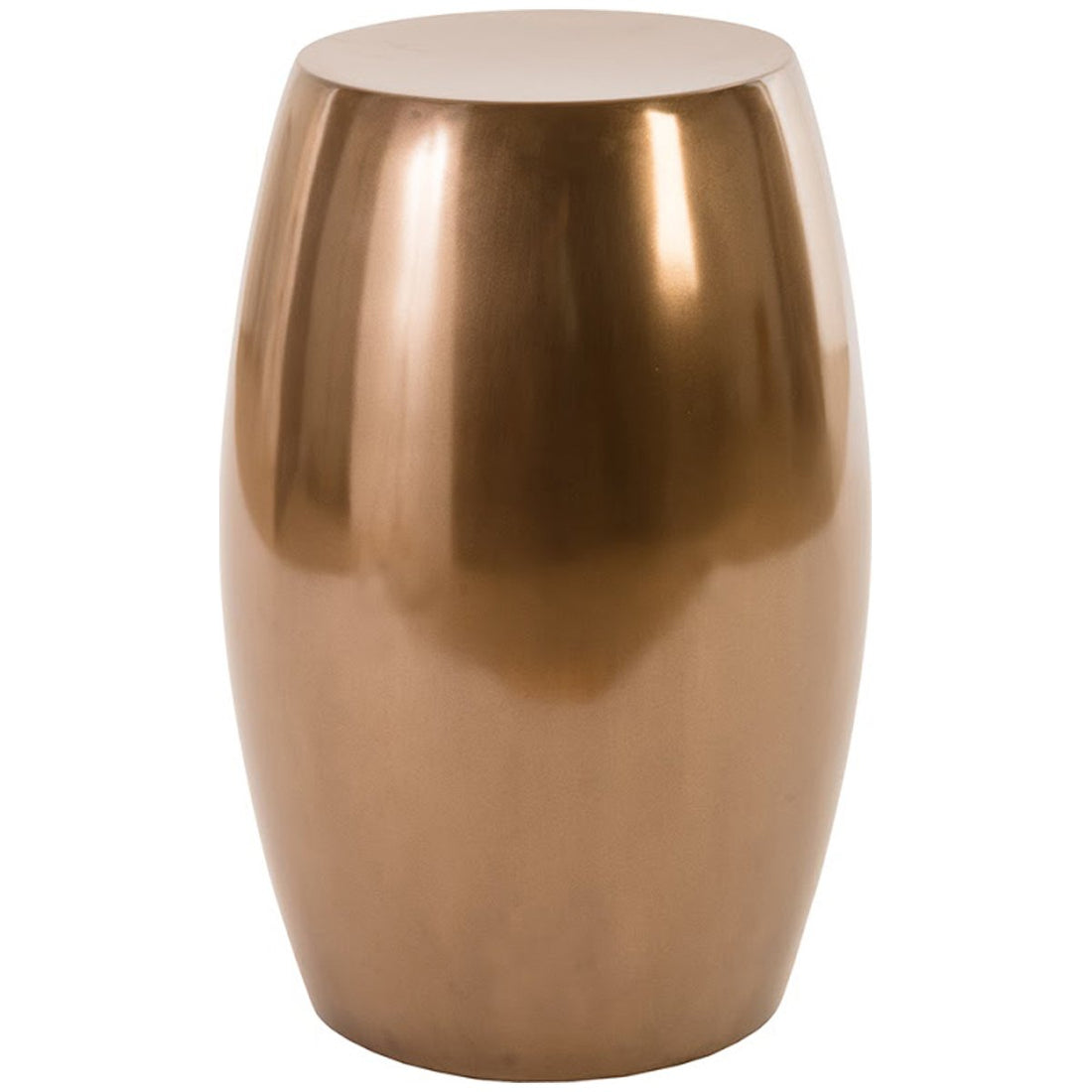 Phillips Collection Vex Outdoor Side Table, Polished Bronze