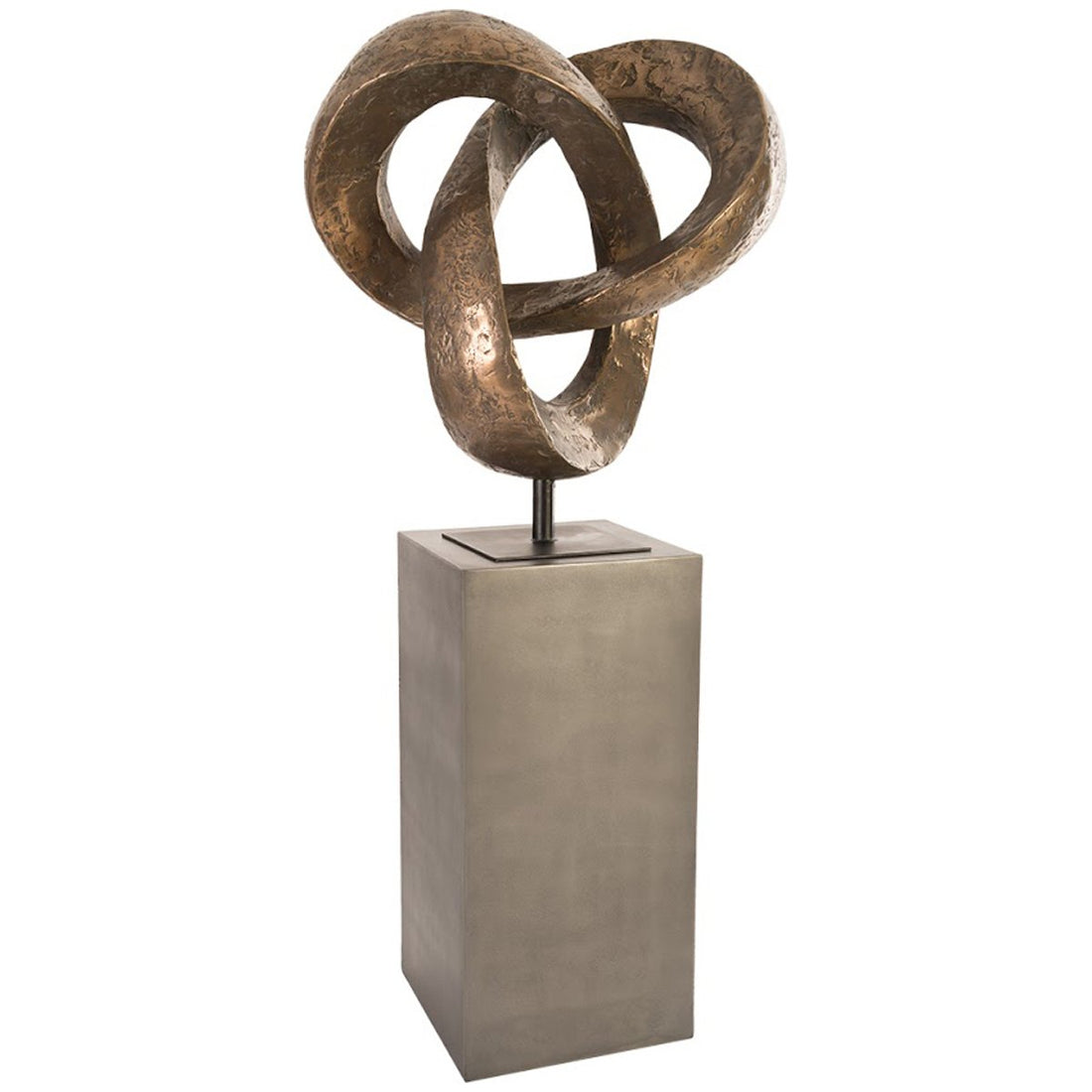 Phillips Collection Trifoil Sculpture, Bronze