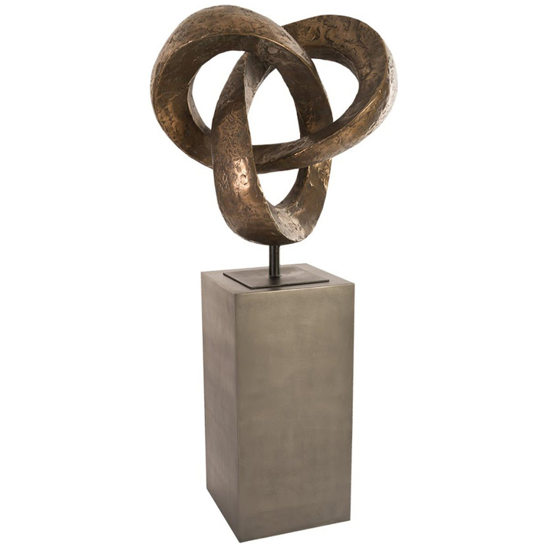 Phillips Collection Trifoil Sculpture, Bronze