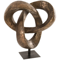 Phillips Collection Trifoil Sculpture, Bronze