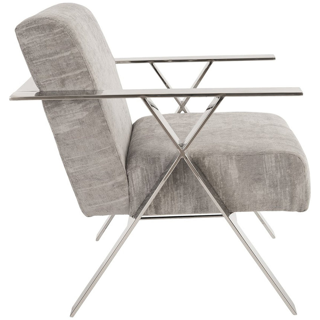 Phillips Collection Allure Club Chair, Diva Gray