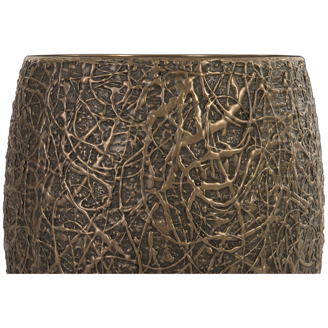 Phillips Collection String Theory Outdoor Planter, Bronze