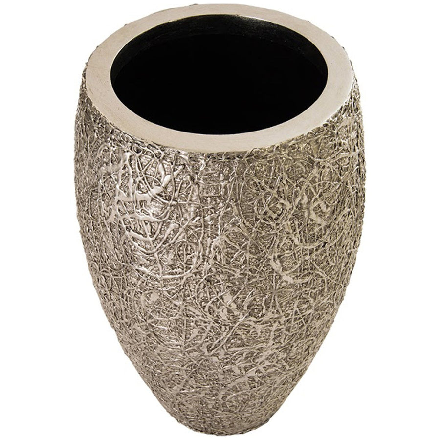 Phillips Collection String Theory Planter, Silver Leaf