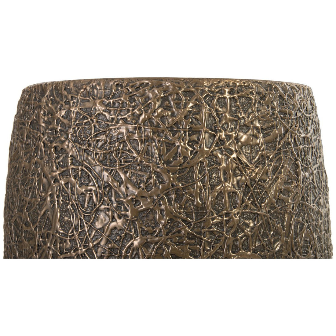 Phillips Collection String Theory Outdoor Planter, Bronze