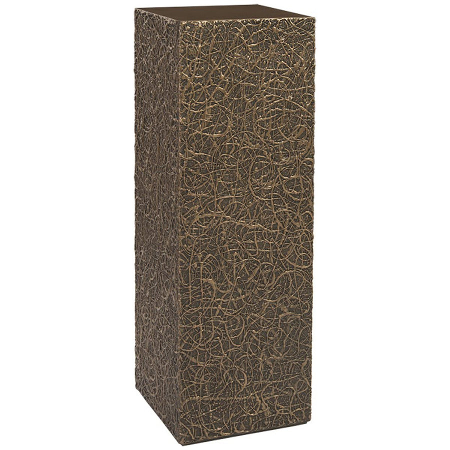 Phillips Collection String Theory Outdoor Pedestal, Bronze