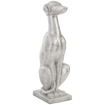 Phillips Collection Greyhound Sculpture, Silver Leaf