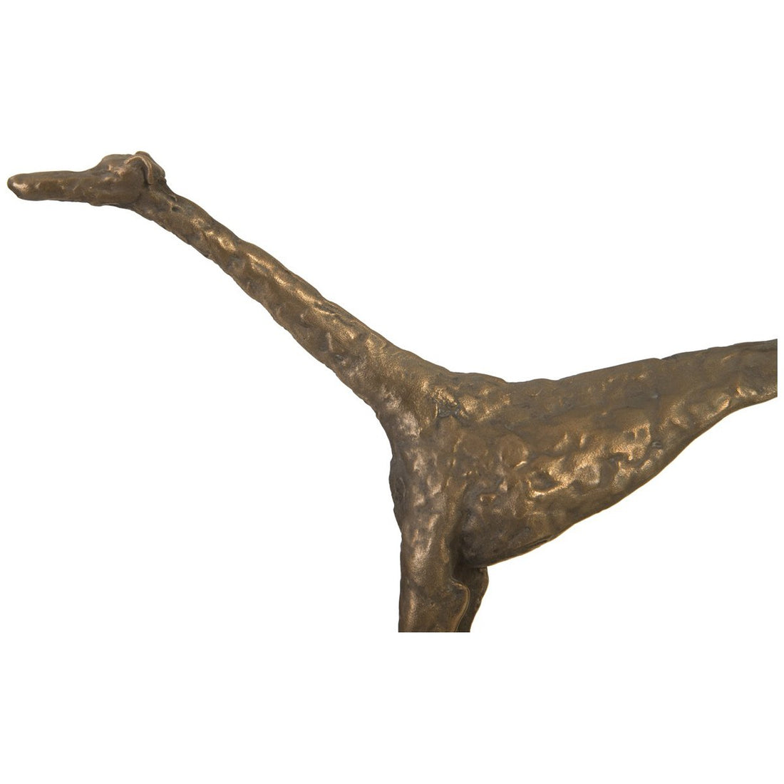 Phillips Collection Greyhound Sculpture on Black Metal Base