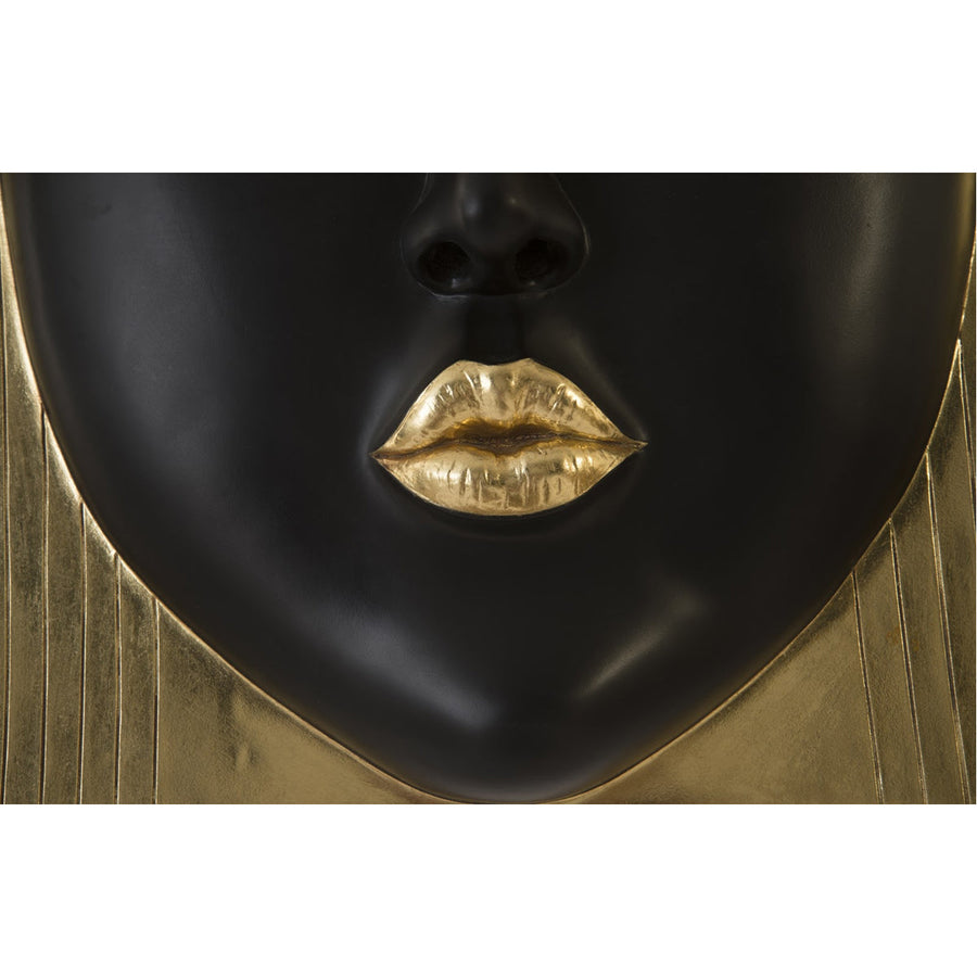 Phillips Collection Fashion Faces Kiss Black and Gold Wall Art