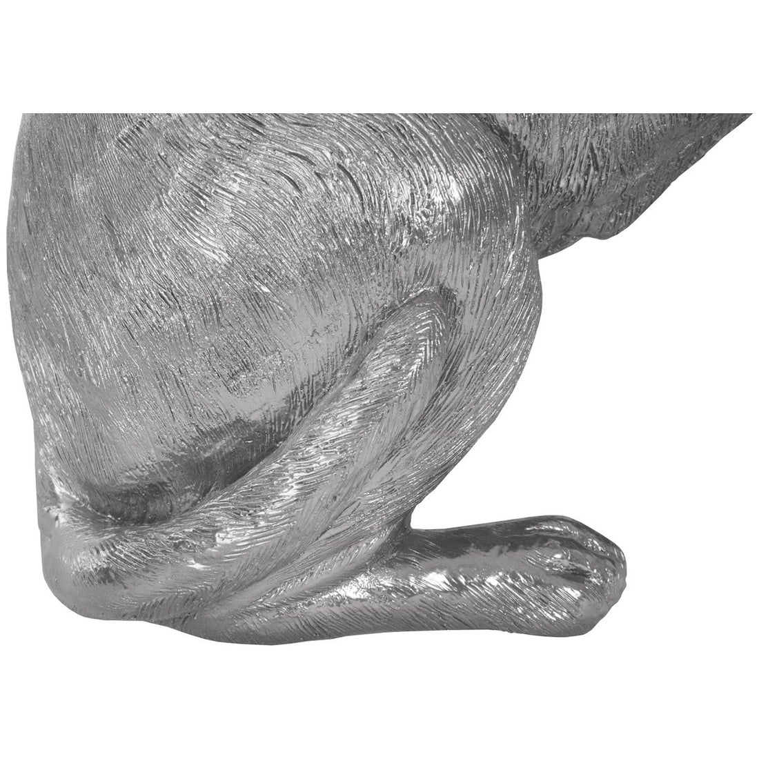 Phillips Collection Labrador Dog Sculpture, Liquid Silver