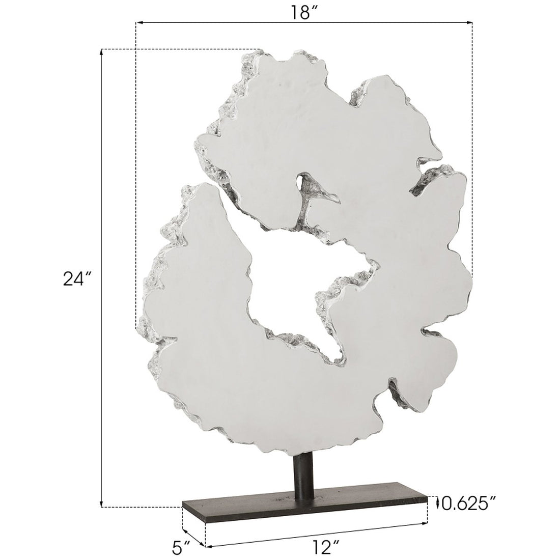 Phillips Collection Lava Slice Sculpture on Stand