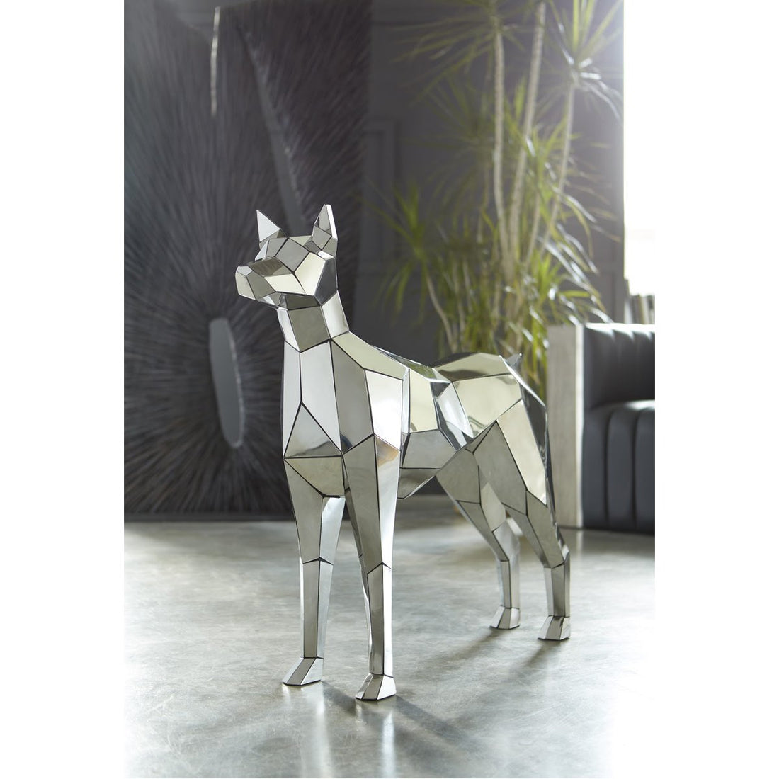 Phillips Collection Crazy Cut Dog Sculpture