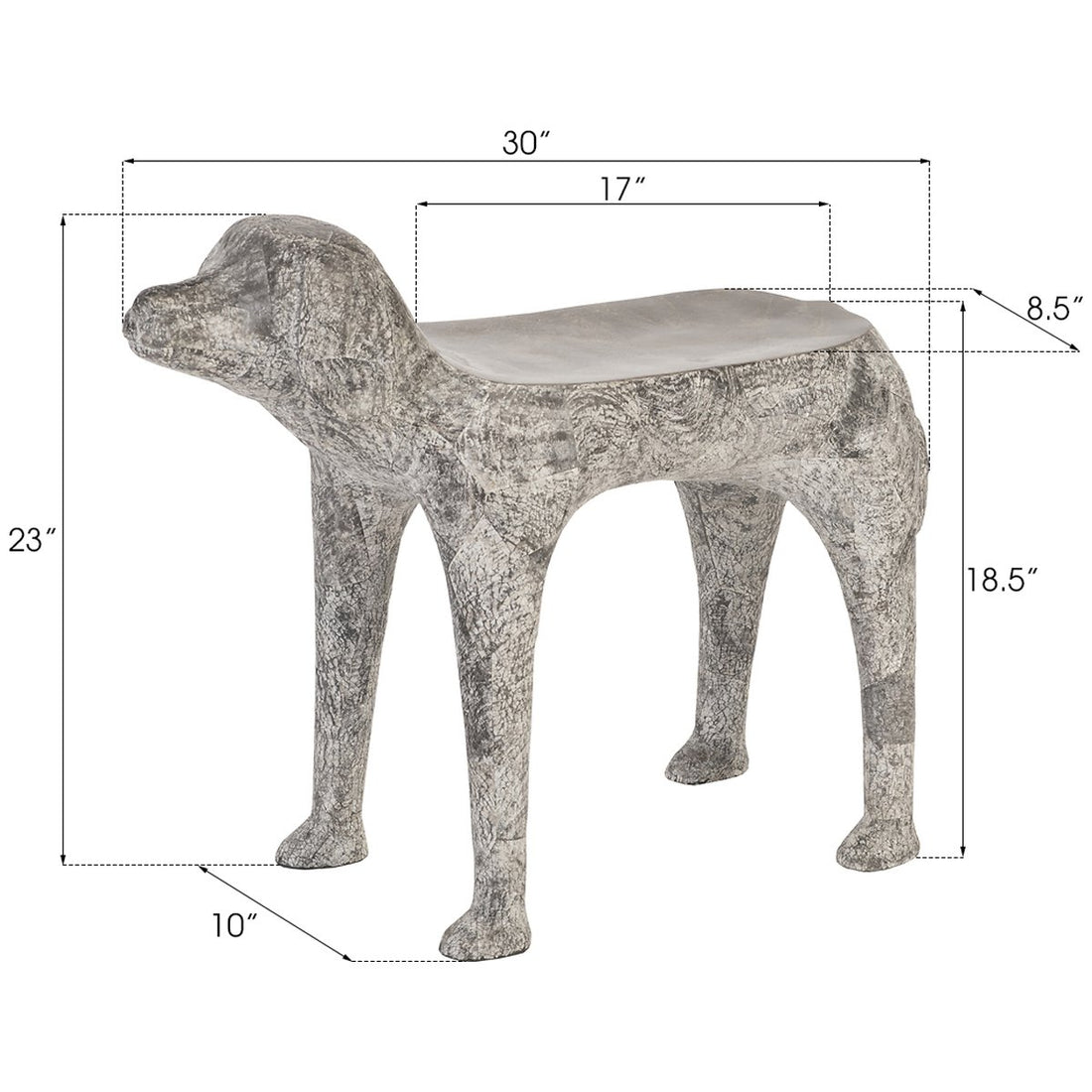 Phillips Collection Dog Side Table