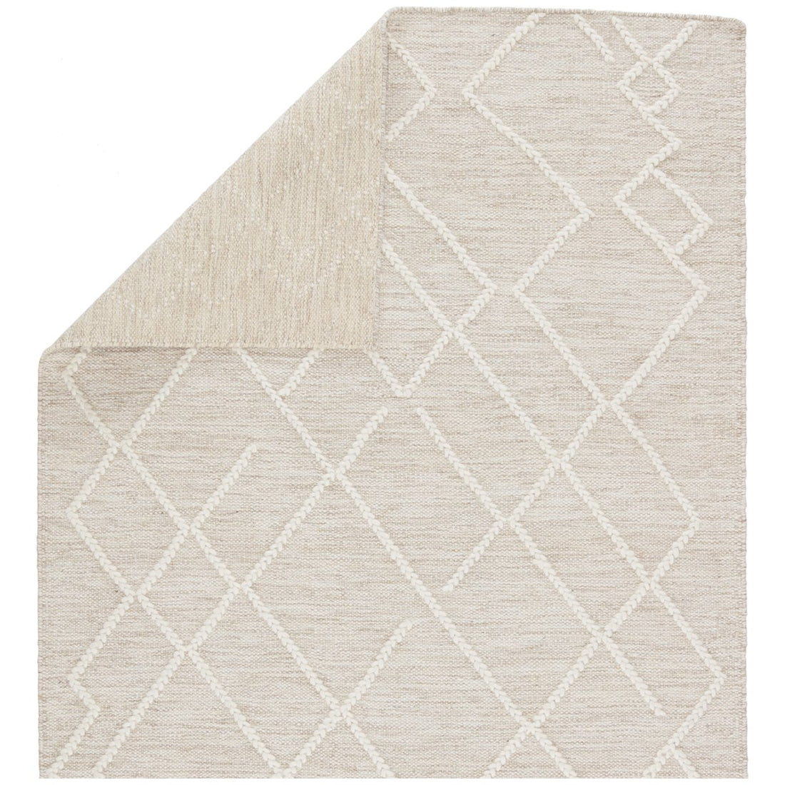 Jaipur Plateau Moab Geometric Trellis Light Gray Ivory PLT01 Rug