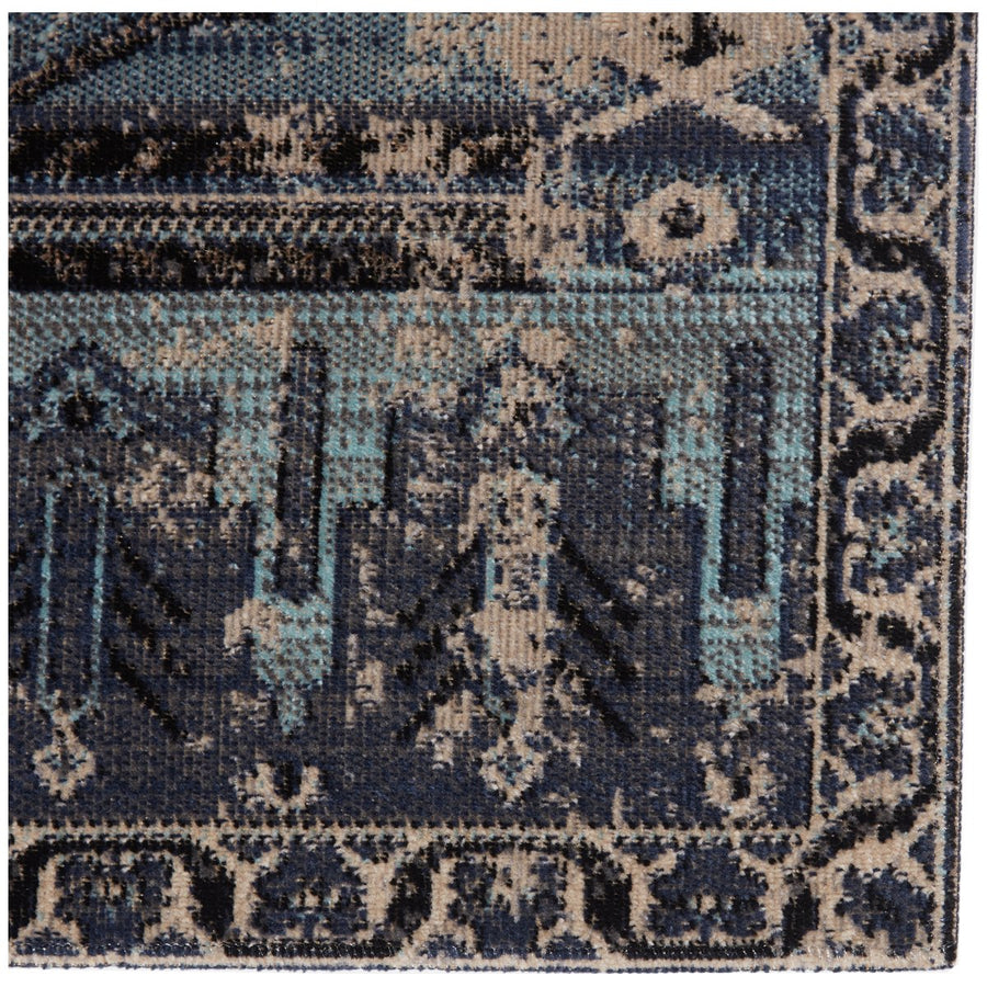 Jaipur Polaris Cicero Medallion Tribal Blue Gray POL39 Rug