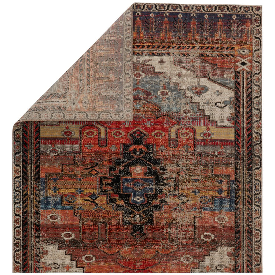 Jaipur Polaris Cicero Medallion Tribal Multicolor Orange POL40 Rug