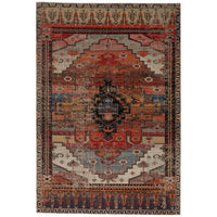 Jaipur Polaris Cicero Medallion Tribal Multicolor Orange POL40 Rug