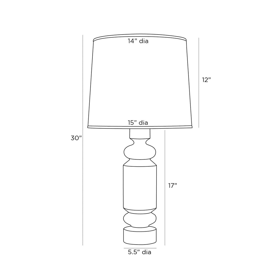 Arteriors Woodrow Lamp