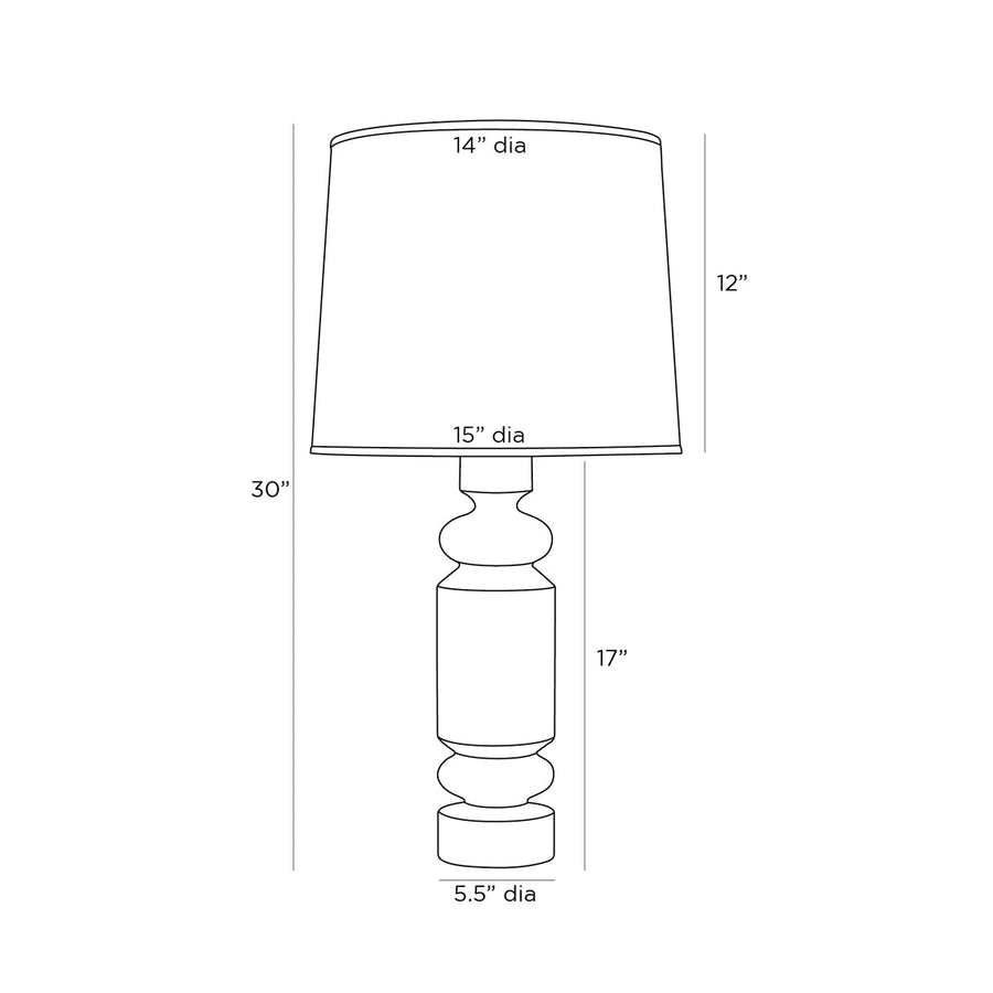 Arteriors Woodrow Lamp