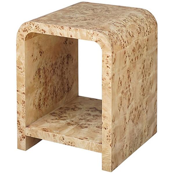 Worlds Away Waterfall Edge 2-Tier Side Table