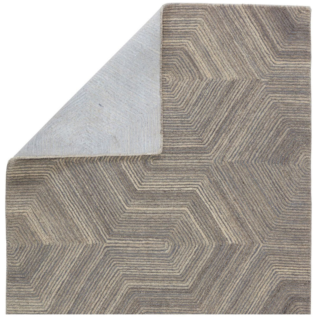 Jaipur Pathways by Verde Home Rome Geometric Gray PVH04 Rug