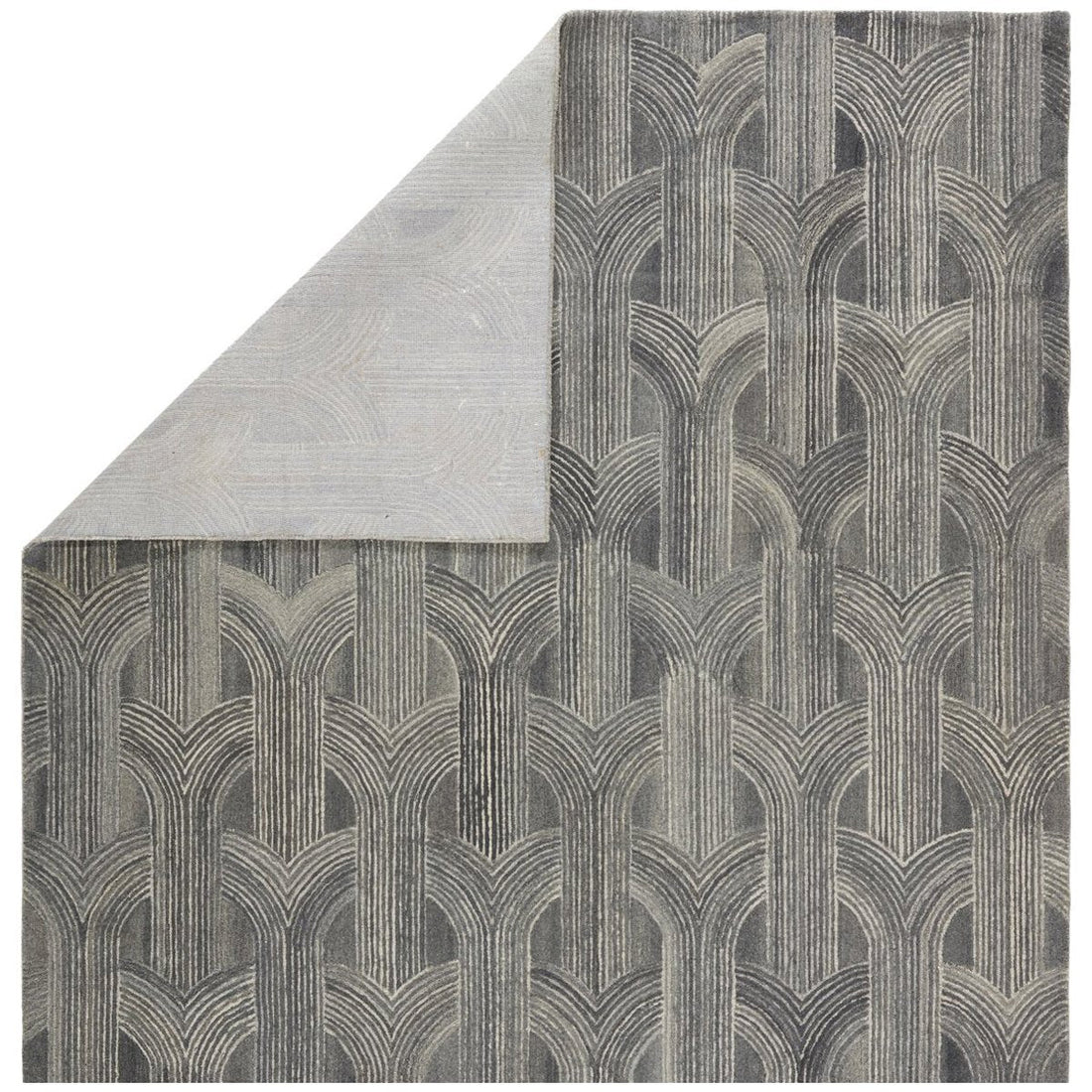 Jaipur Pathways by Verde Home Manhattan Trellis Gray PVH08 Rug