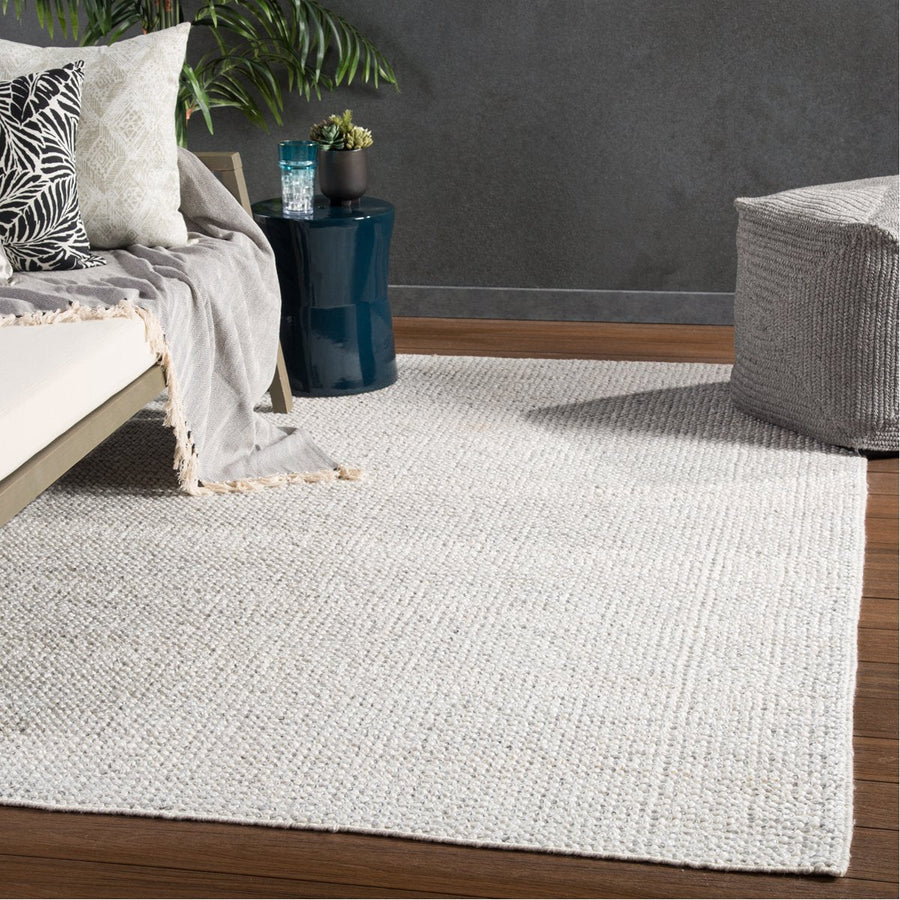 Jaipur Rebecca Crispin Solid Ivory Gray RBC05 Rug