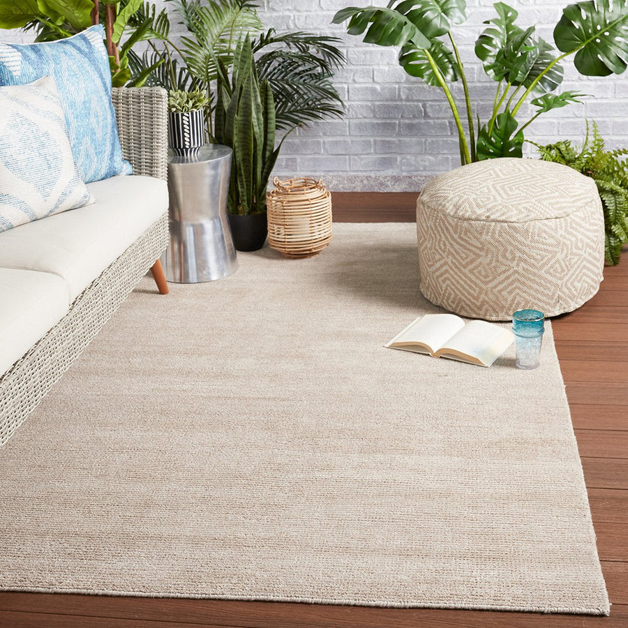 Jaipur Rebecca Limon Solid Light Taupe RBC10 Rug