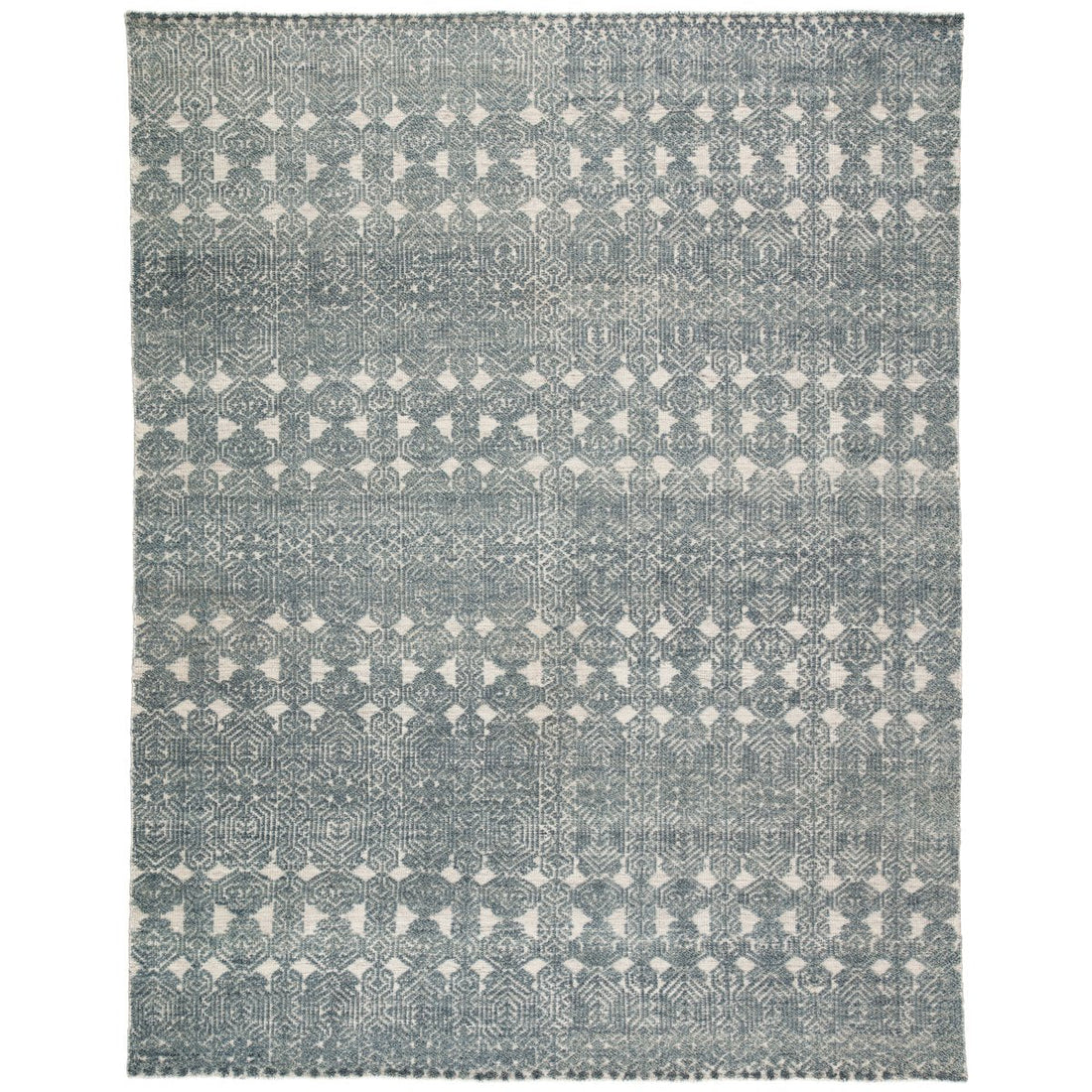 Jaipur Reign Abelle Medallion Geometric Teal Light Gray REI12 Rug