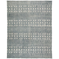 Jaipur Reign Abelle Medallion Geometric Teal Light Gray REI12 Rug