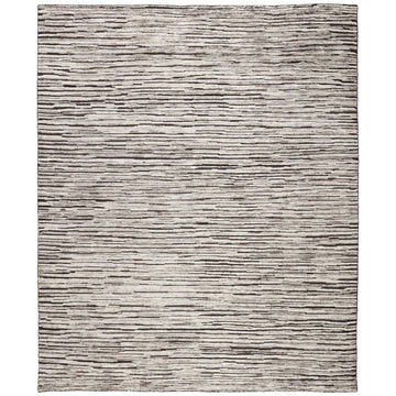 Jaipur Reign Ramsay Stripes Dark Gray Ivory REI13 Rug