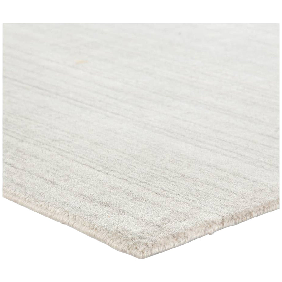 Jaipur Lefka Bellweather Solid Ivory Light Gray LEF06 Rug