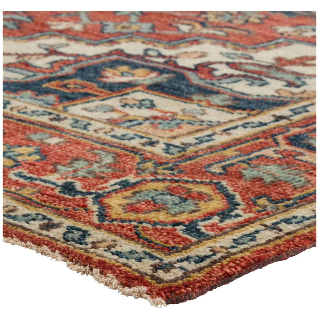 Jaipur Salinas Willa Medallion Red Multicolor SLN05 Rug