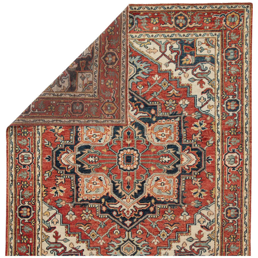 Jaipur Salinas Willa Medallion Red Multicolor SLN05 Rug