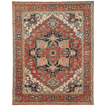 Jaipur Salinas Willa Medallion Red Multicolor SLN05 Rug