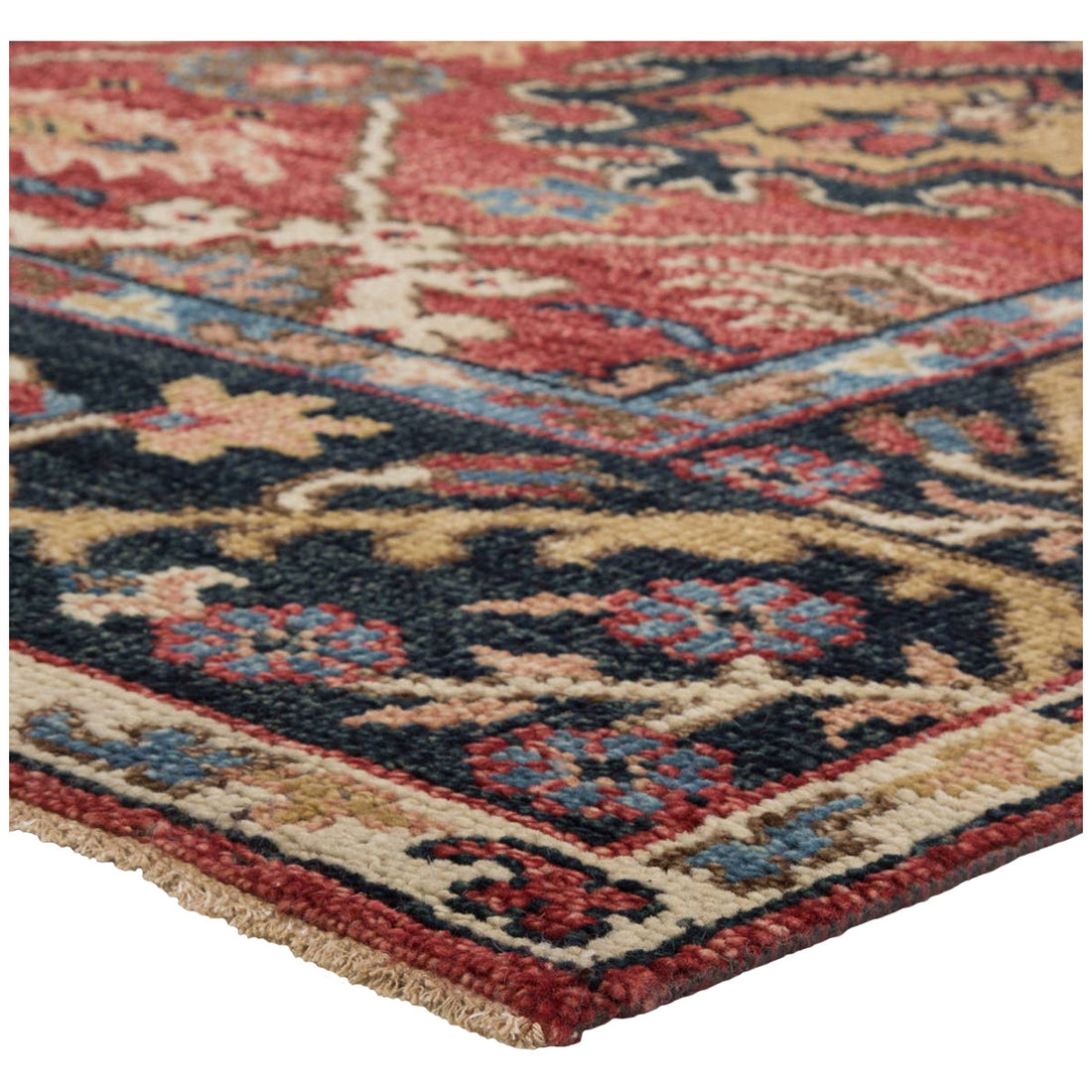 Jaipur Salinas Aika Medallion Red Multicolor SLN02 Rug