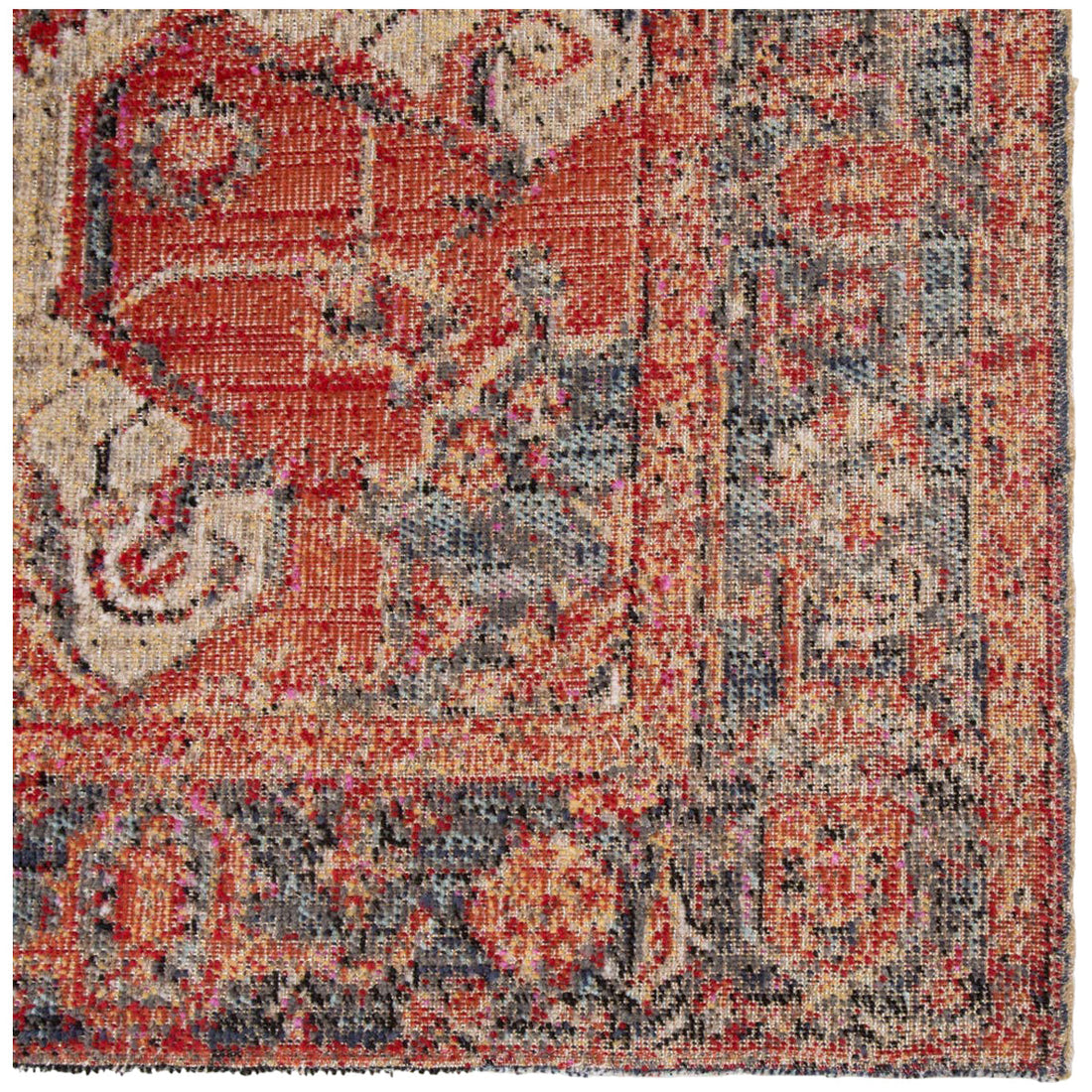 Jaipur Polaris Leighton Medallion Red Blue POL06 Rug