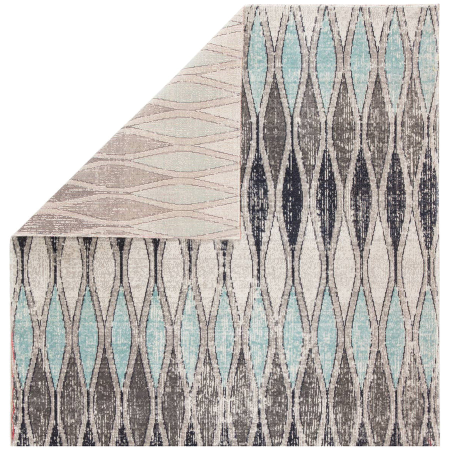 Jaipur Polaris Norwich Geometric Gray Blue POL02 Rug