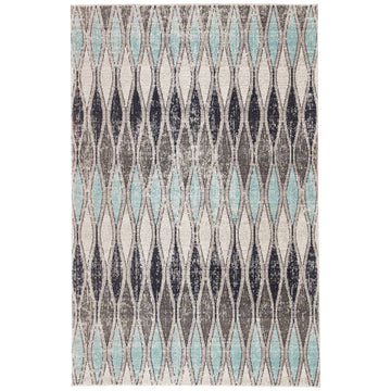 Jaipur Polaris Norwich Geometric Gray Blue POL02 Rug