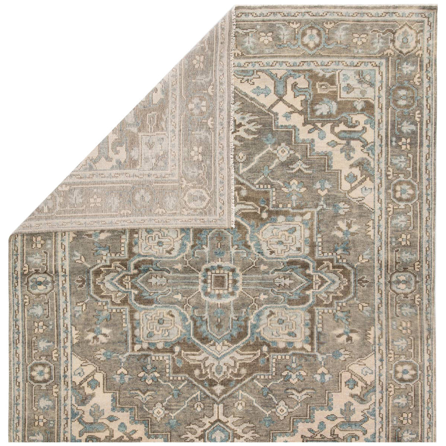 Jaipur Salinas Willa Medallion Gray Blue SLN07 Rug