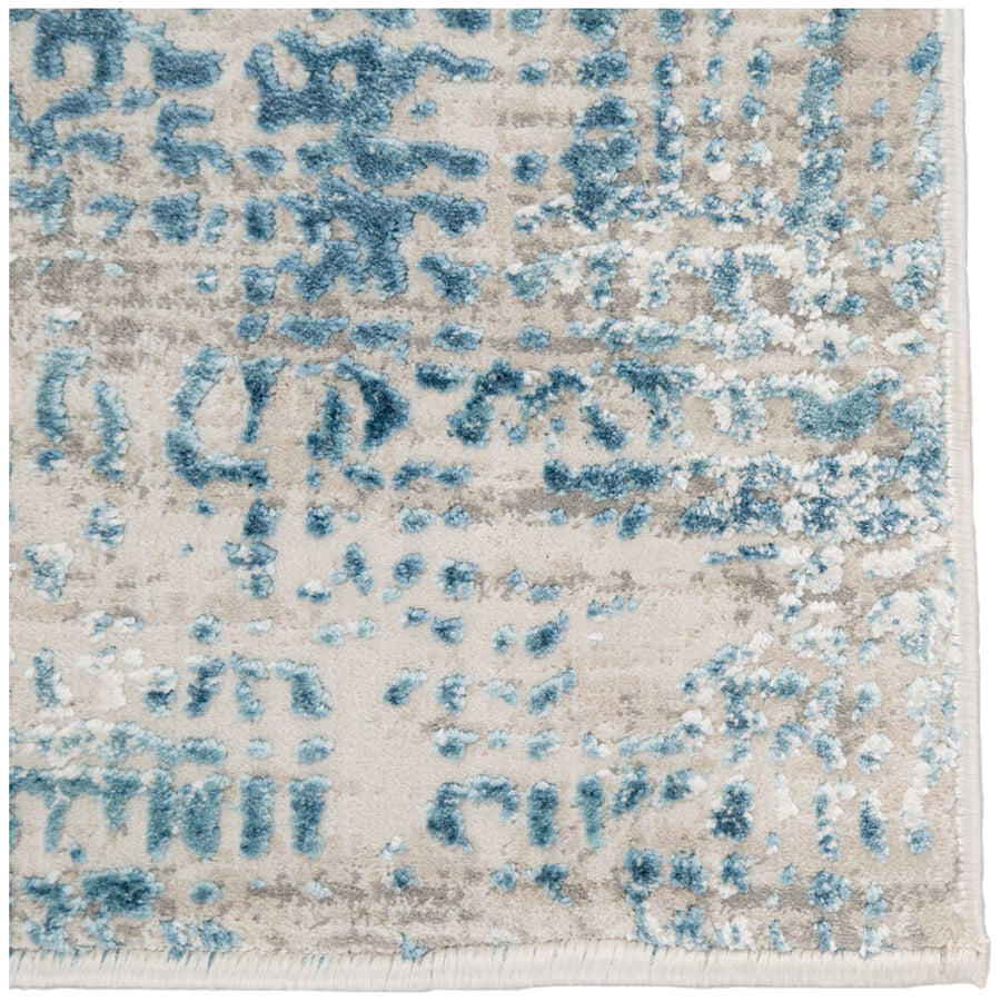 Jaipur Cirque Eero Abstract Blue Ivory CIQ21 Rug