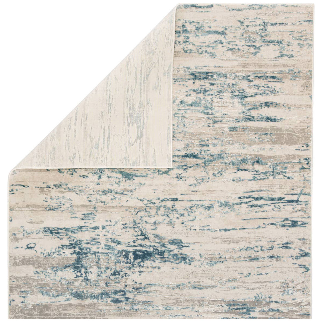 Jaipur Cirque Celil Abstract Ivory Blue CIQ25 Rug